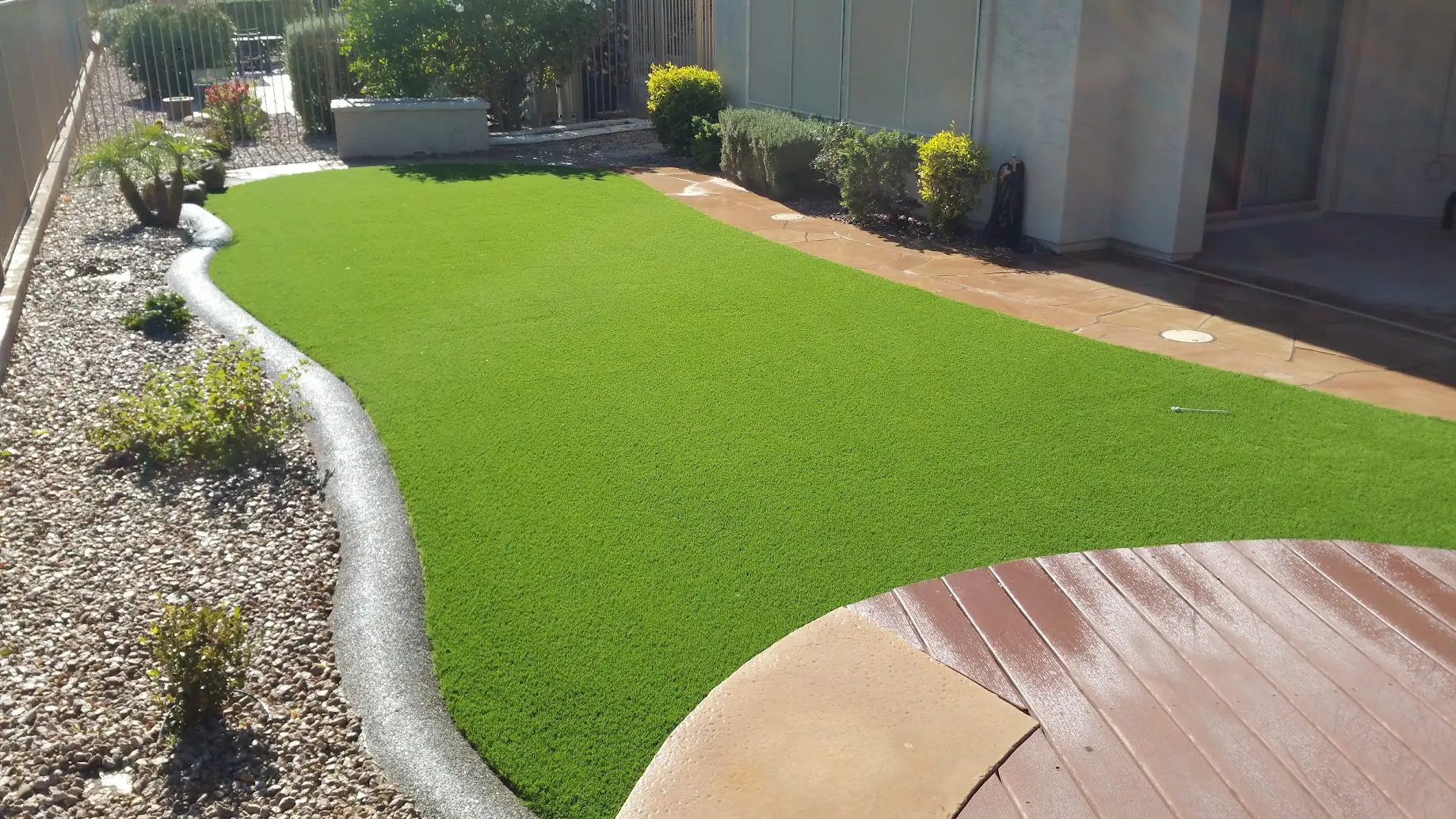 Luxury artificial turf grass installed for modern outdoor and landscaping spaces in Kenya